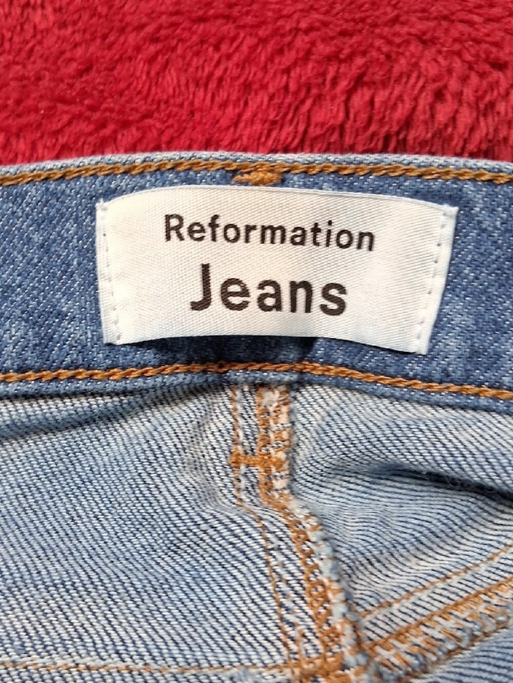 Womens Reformation Cindy Bootleg Jeans Size 28 x 32 - Picture 5 of 7